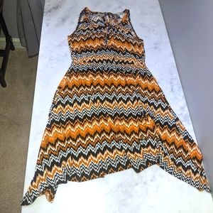 Sundress / Abria Geometric Print Dress